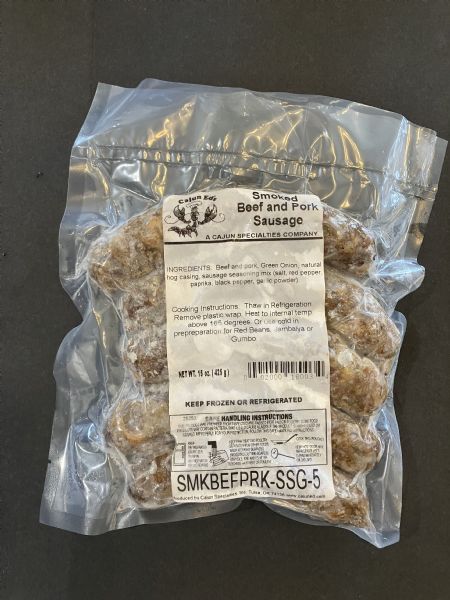 Smoked Beef and Pork Sausage